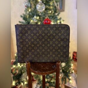 Louis Vuitton Monogram Portfolio Document Laptop Case